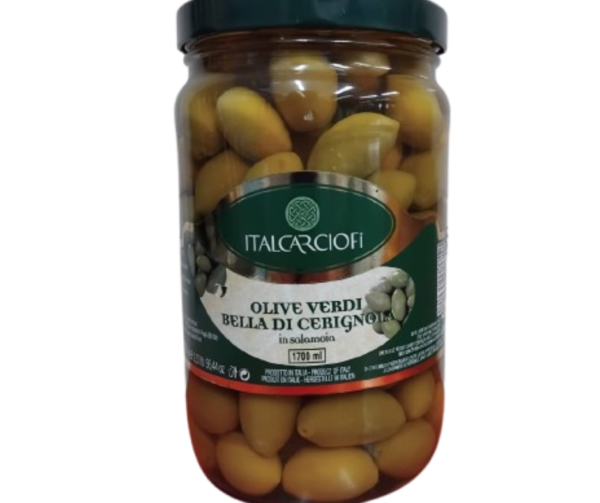 olive vert bella di cerignola 1700ml